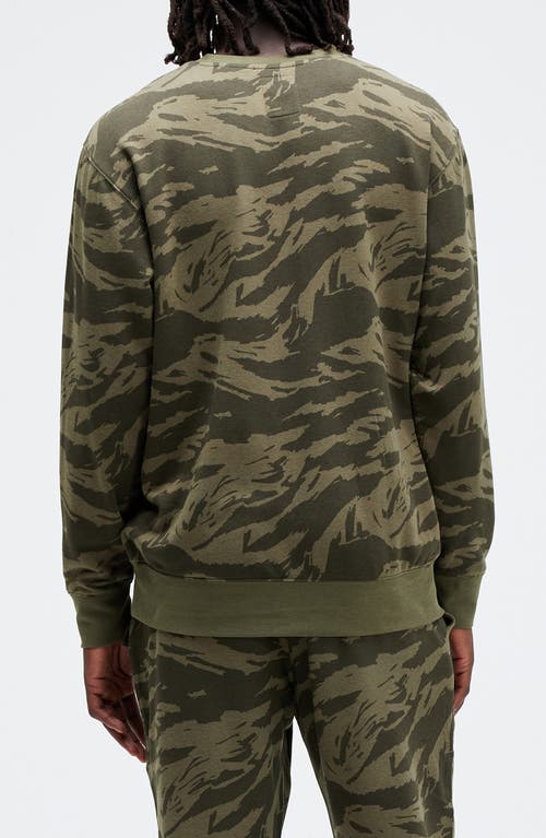 Stance Shelter Butter Blend Long Sleeve T-shirt In Greencamo