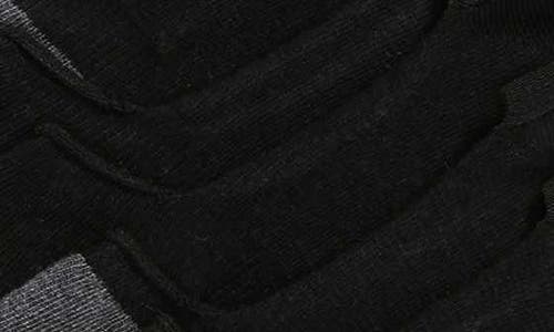 Calvin Klein 3-pack No-show Socks In Black/charcoal Heather
