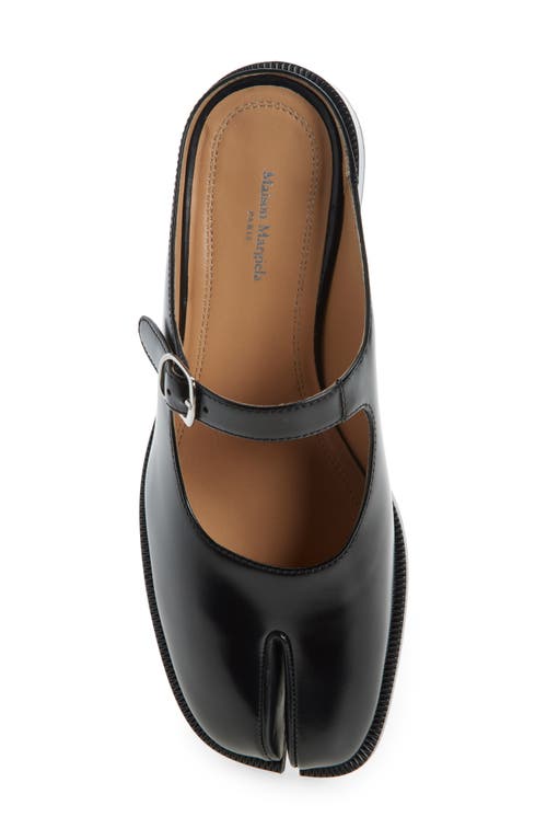 Shop Maison Margiela Tabi Mary Jane Mule In Black