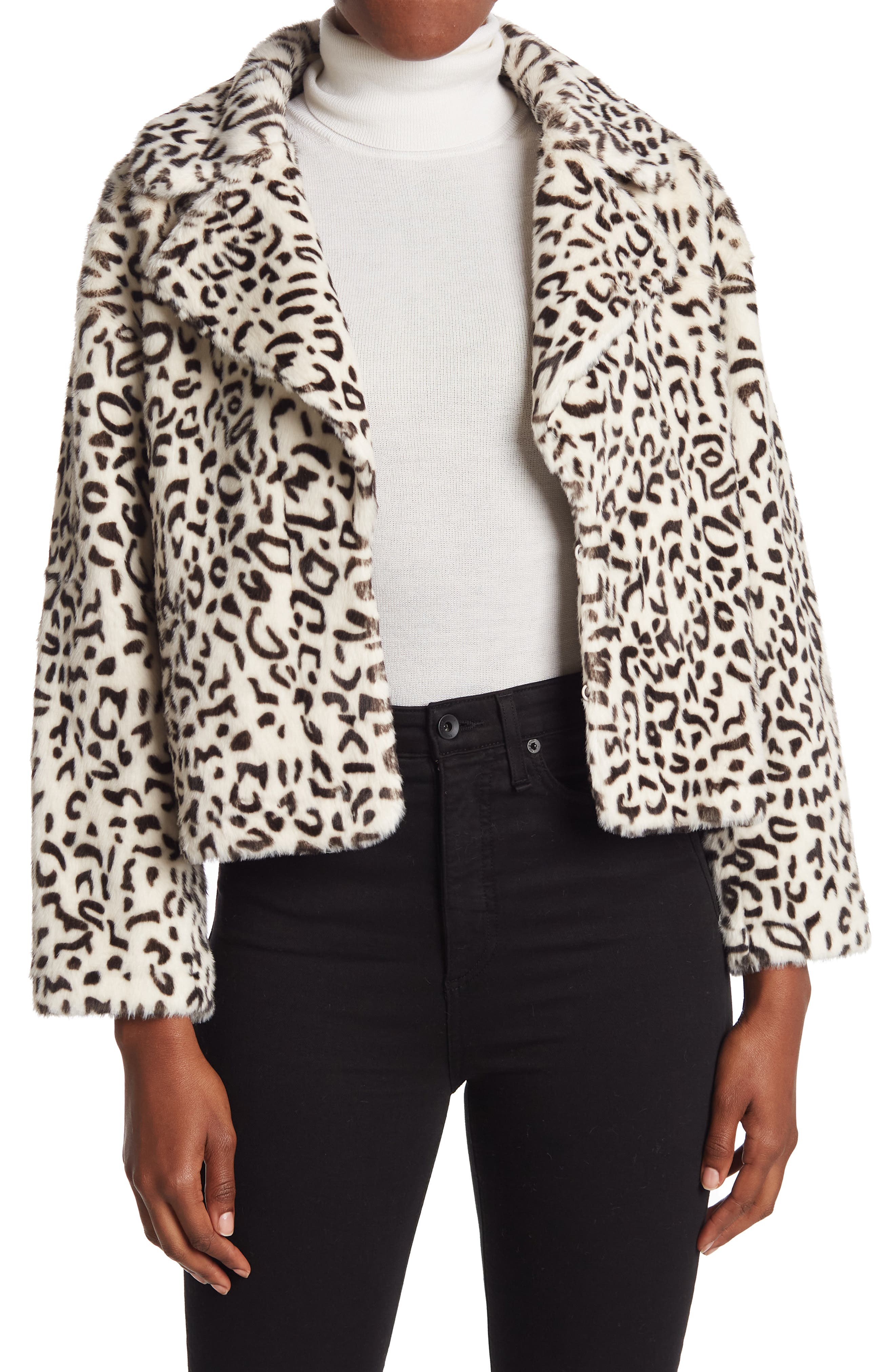 cheetah cropped jacket