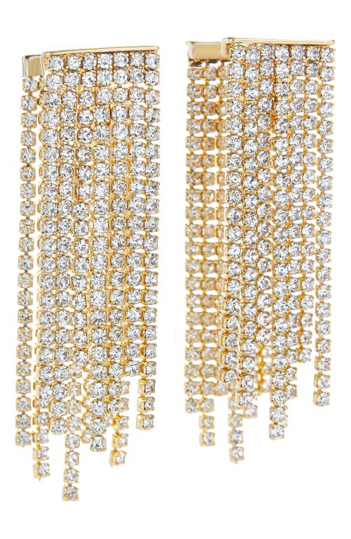 BaubleBar Cupchain Huggie Fringe Drop Earrings in Gold at Nordstrom