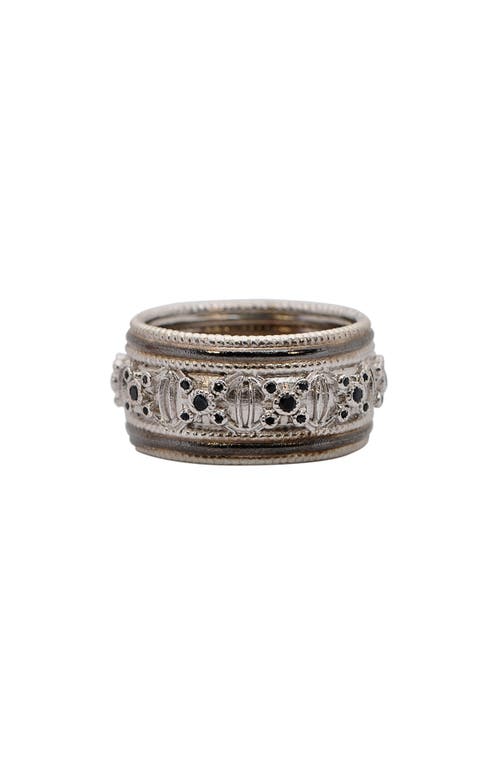 Armenta Romero Wide Band Ring in Silver at Nordstrom, Size 10