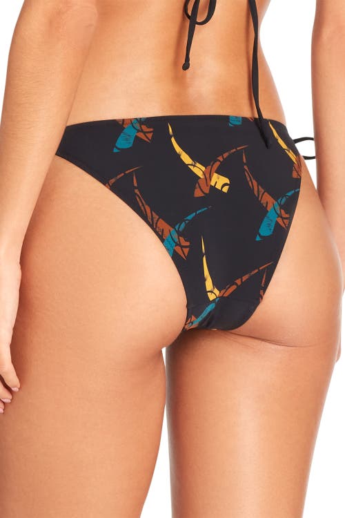 Shop Valimare Lisbon Printed Bikini Bottom In Black