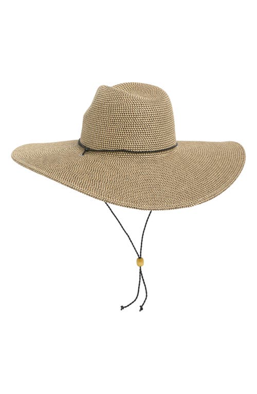 Shop Bcbg Oversize Panama Hat In Black