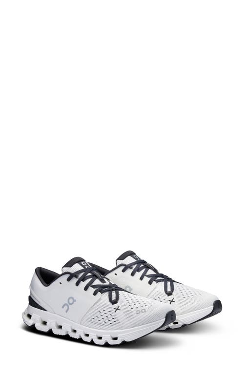 Shop On Cloud X 4 Training Shoe In Ivory/black