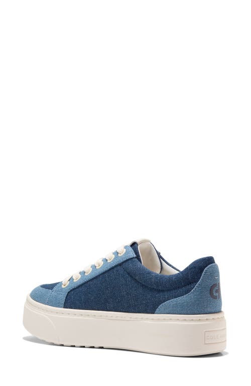 Shop Cole Haan Grandpro Max Platform Sneaker In Denim Multi