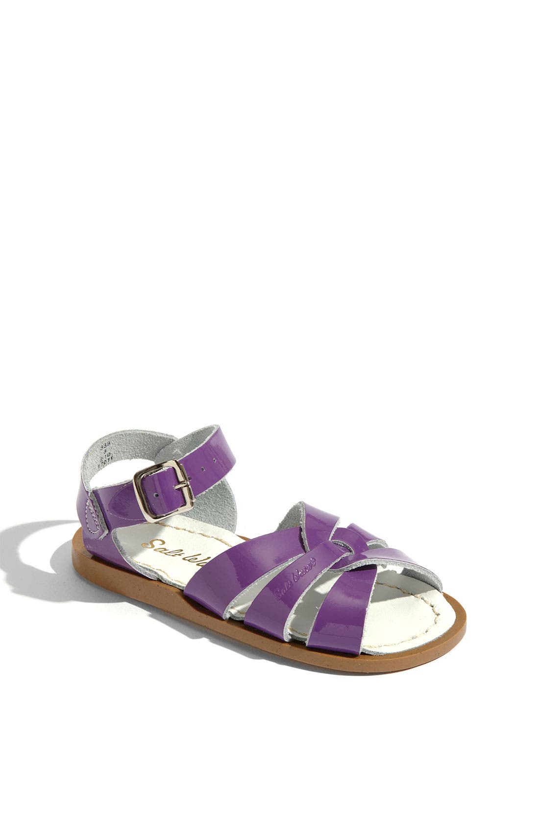 purple salt water sandals