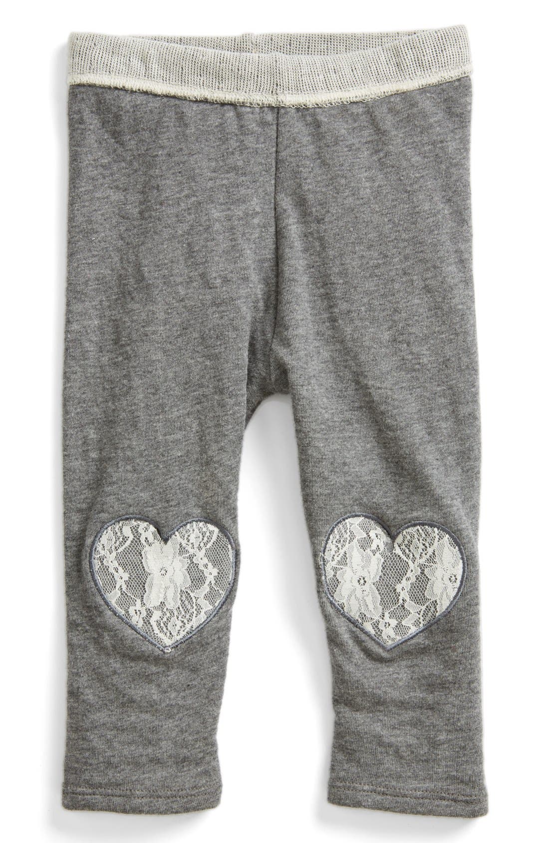 Red Wagon Baby Heart Patch Leggings (Baby Girls) Nordstrom