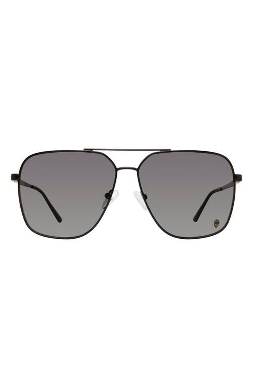 Kurt Geiger London 61mm Gradient Navigator Sunglasses In Black