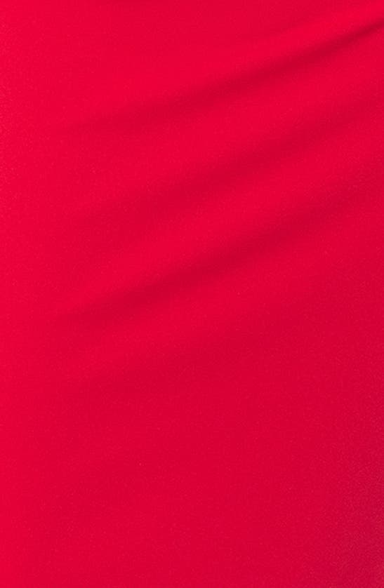 Shop Betsy & Adam Rosette Strapless Cocktail Dress In Red