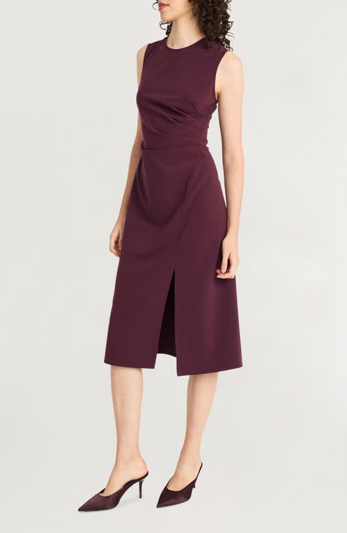 LUXELY LUXELY PLEATED SLEEVELESS DRESS