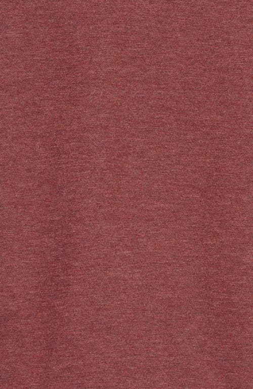 Johnston & Murphy Kids' Solid Reversible Quarter Zip Pullover In Berry/blue