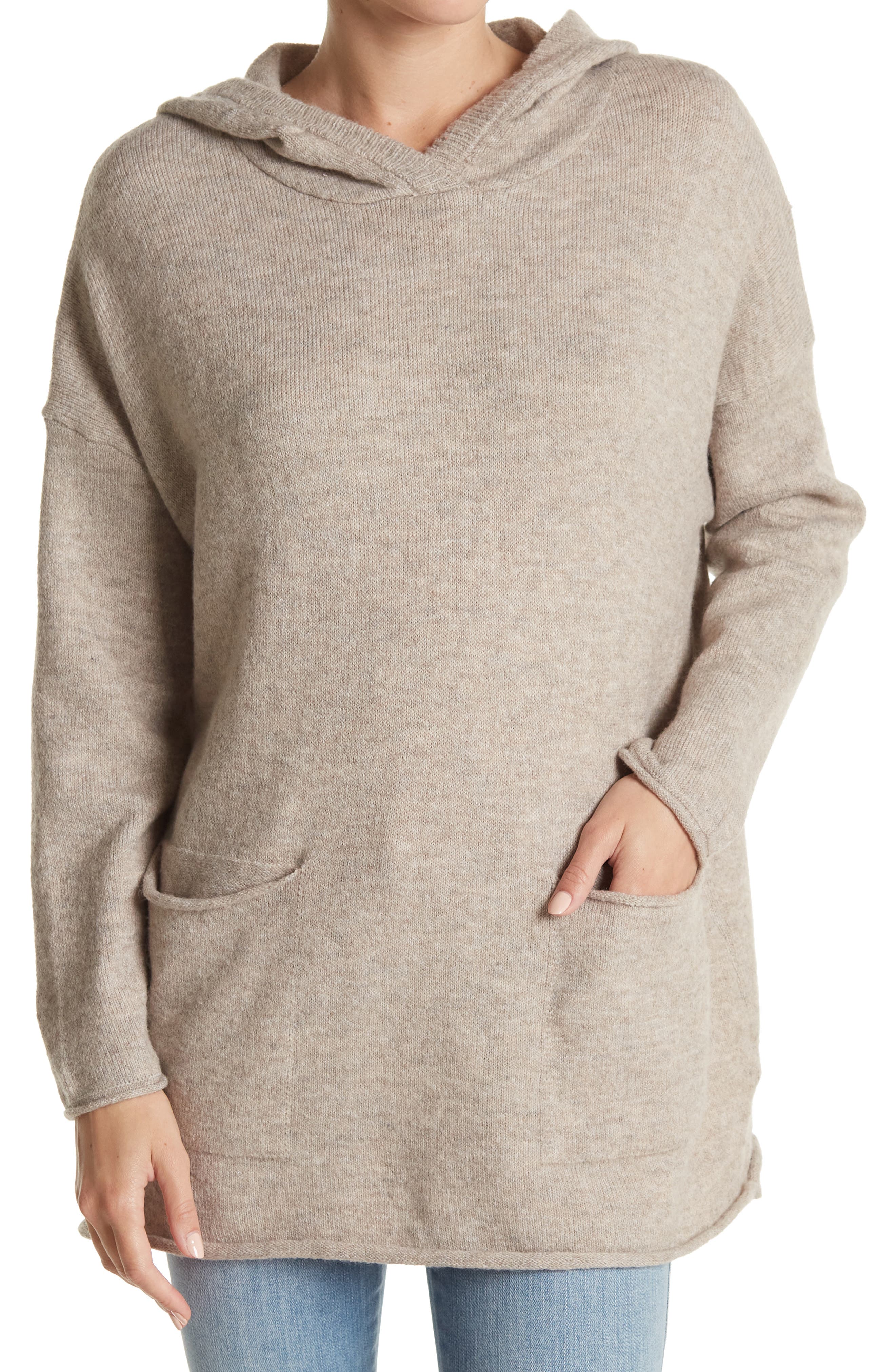 Hooded tunic sweater Clearance