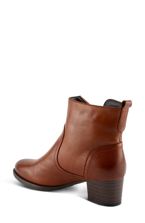 Shop Spring Step Nazca Bootie In Cognac