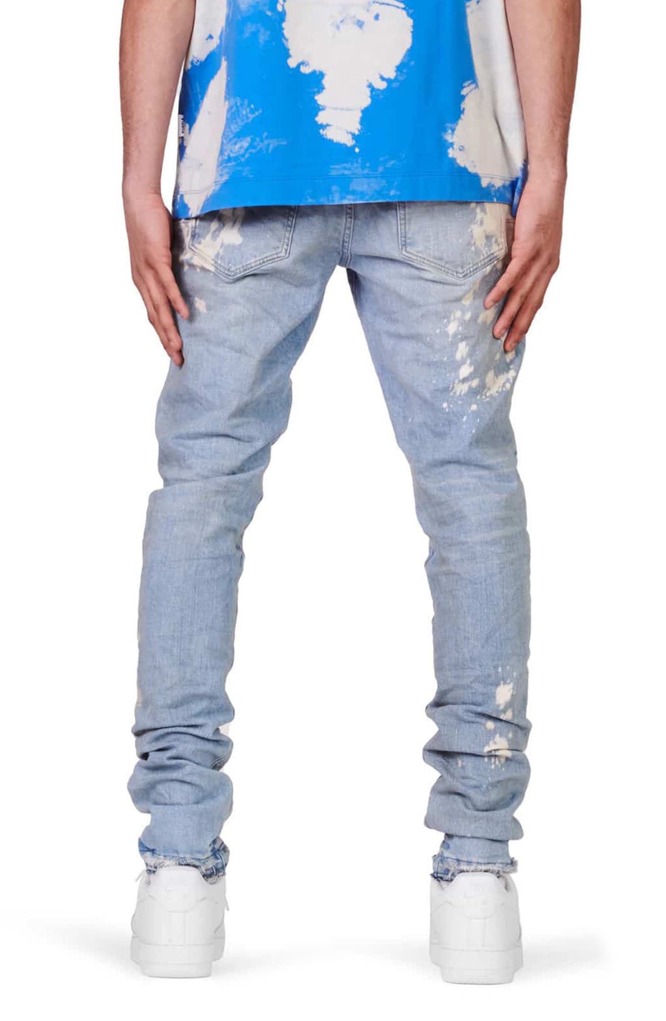 PURPLE BRAND PURPLE Ripped Skinny Jeans 