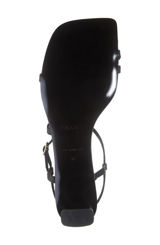 Frame Le Braxton Strappy Sandal In Noir