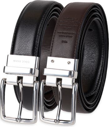 Men's Reversible Leather Belt