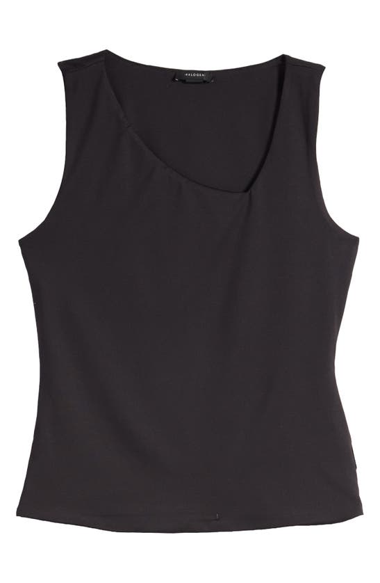 Shop Halogen (r) Asymmetric Tank In Rich Black