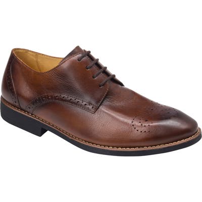Sandro Moscoloni Mended Medallion Toe Derby - Brown