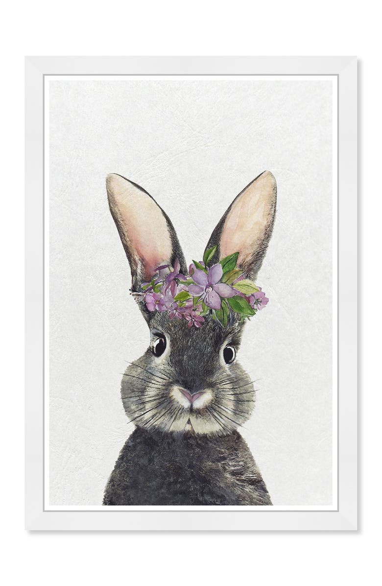 Download Floral Bunny Gray Animals Wall Art Nordstromrack