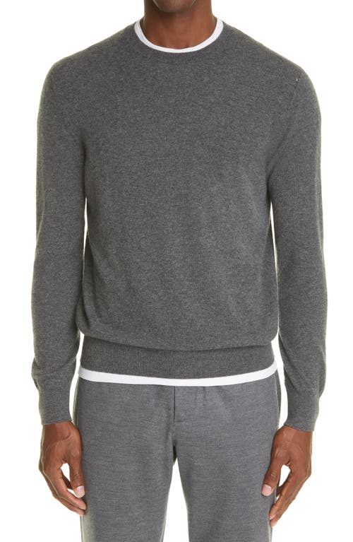 ZEGNA Cashmere Sweater in Grey at Nordstrom, Size 44 Us