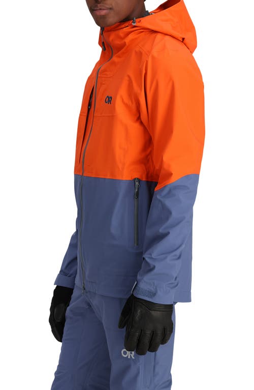 Shop Outdoor Research Carbide Pertex® Shield Waterproof Snow Jacket In Spice/dawn