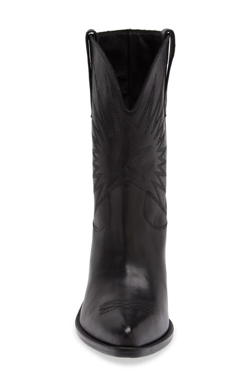 Shop Golden Goose Wish Star Western Boot In Black