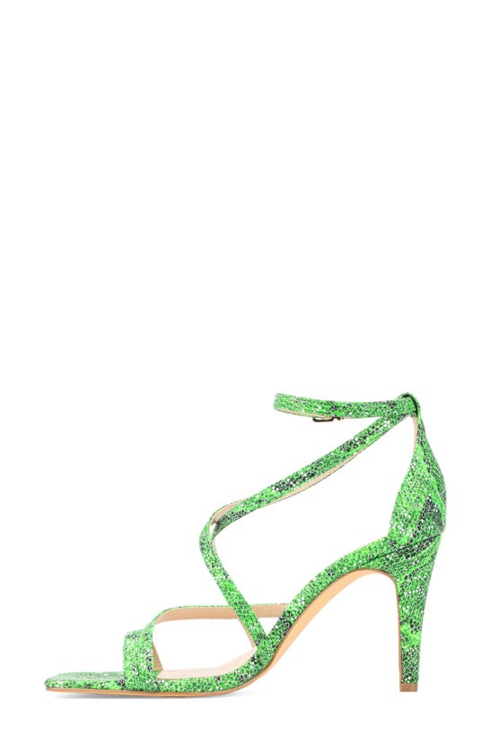 Fashion To Figure Stella Heeled Sandal In Green