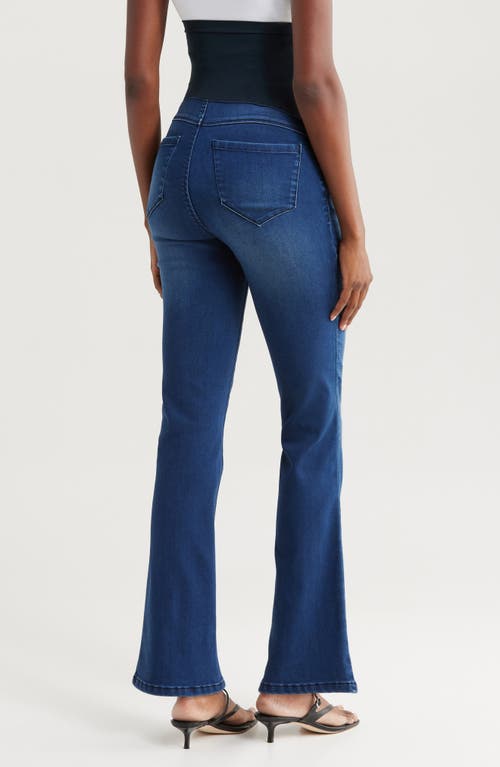 Shop 1822 Denim Bellyband Better Butter Slim Straight Leg Maternity Jeans<br /> In Lanie