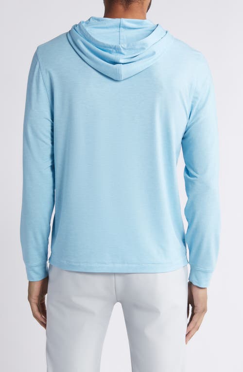 Shop Johnnie-o Nicklaus Performance Quarter Zip Hoodie In Permafrost