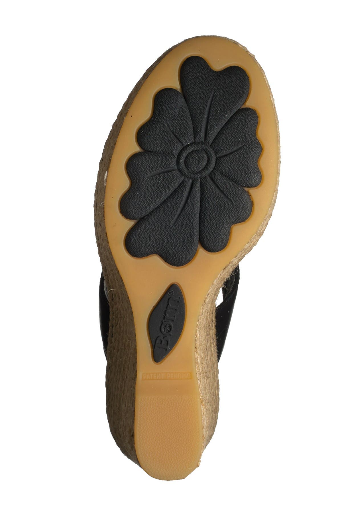 born aakash platform wedge sandal