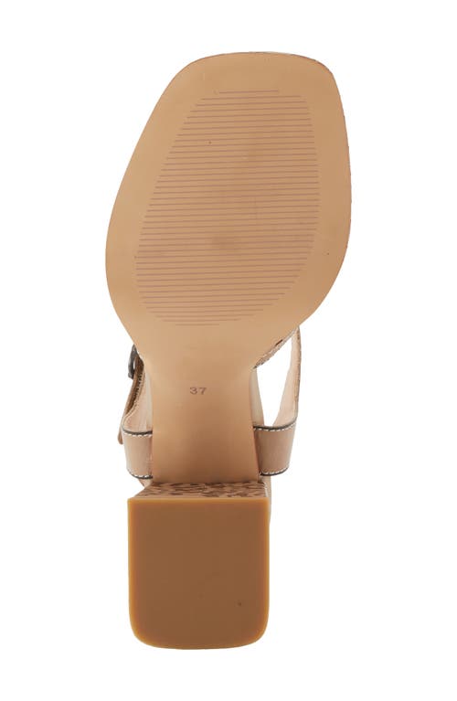 Shop L'artiste By Spring Step Savychic Square Toe Sandal In Beige