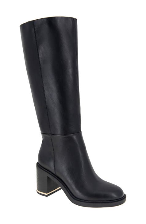 Nordstrom black sale knee high boots