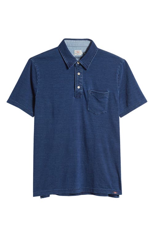 Cotton Polo in Midnight Wash