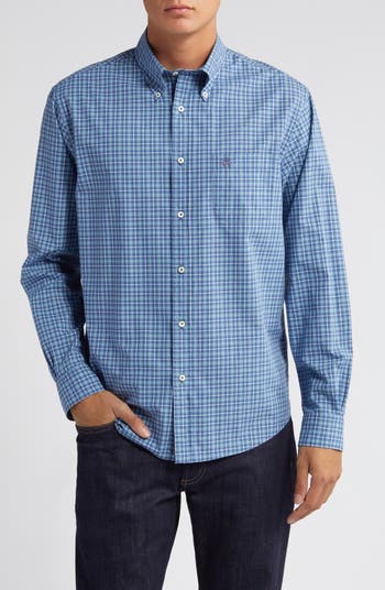 Brooks Brothers Plaid Regular Fit Button-Down Shirt | Nordstrom