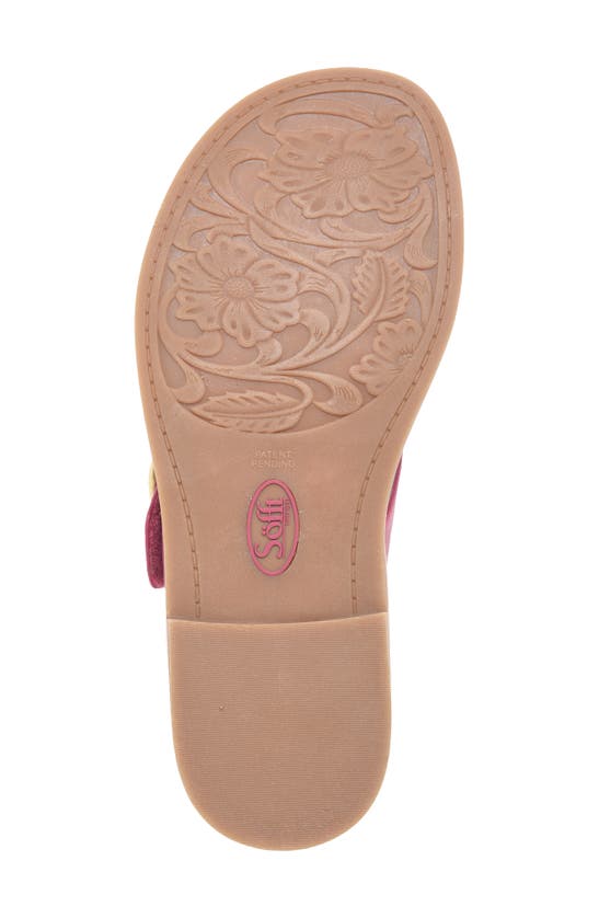 Shop Söfft Nancia Flip Flop In Raspberry