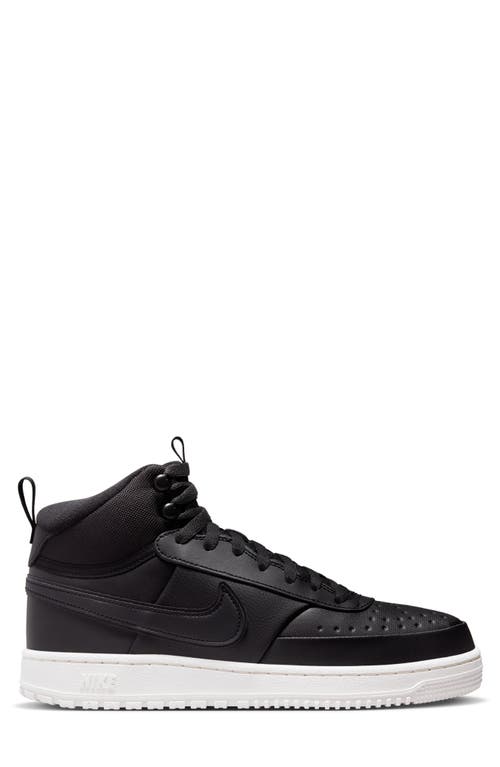 UPC 196152225153 product image for Nike Court Vision Mid Winter Sneaker in Black/Black/Phantom at Nordstrom, Size 7 | upcitemdb.com