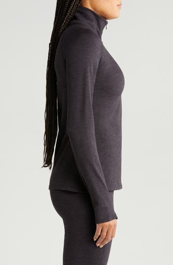 Zella Cozy Tech Performance Quarter Zip Pullover