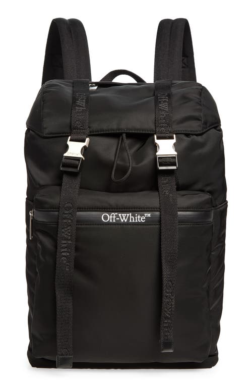 Shop Off-white Outdoor Flap Backpack In Black