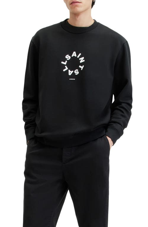 AllSaints Tierra Logotype Graphic Sweatshirt at Nordstrom,