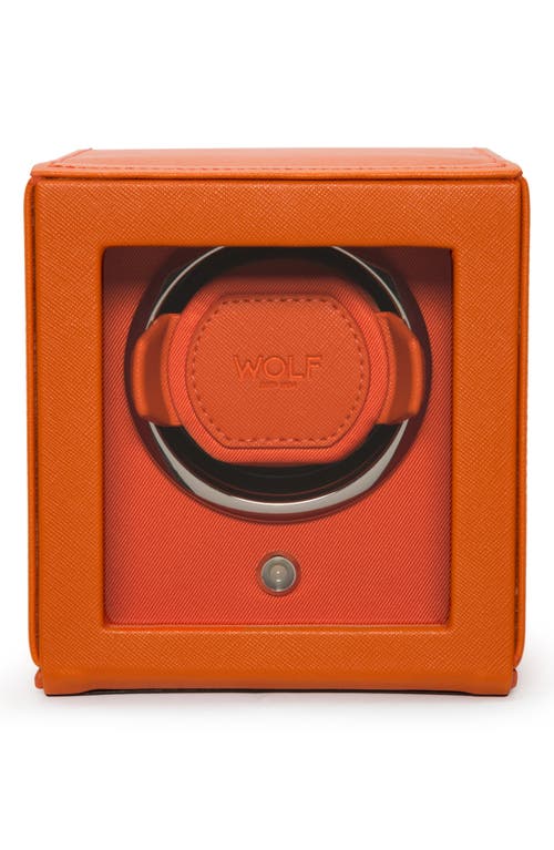 Shop Wolf Cub Single Watch Winder In Orange