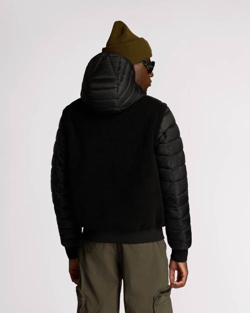 Alpenhaus Kirkjufell 2-in-1 Lightweight Mixed Media Puffer With Removable Sleeves In Moss
