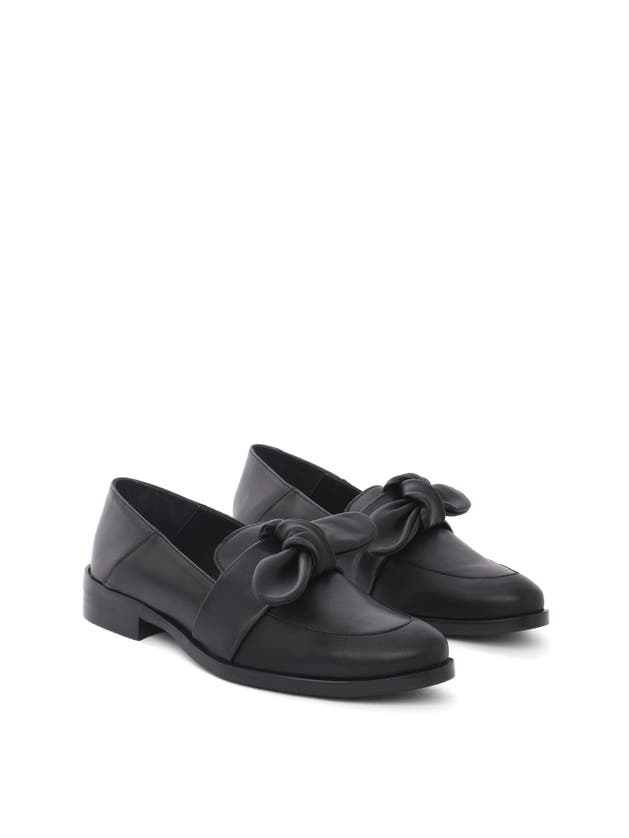 Shop Maguire Valencia Loafer In Black Leather
