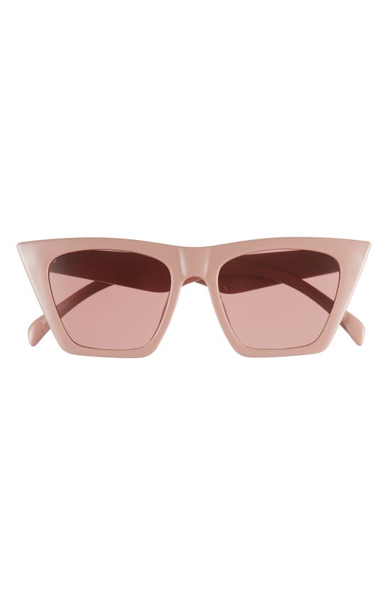 Shop Bp. 50mm Cat Eye Sunglasses In Milky Pink
