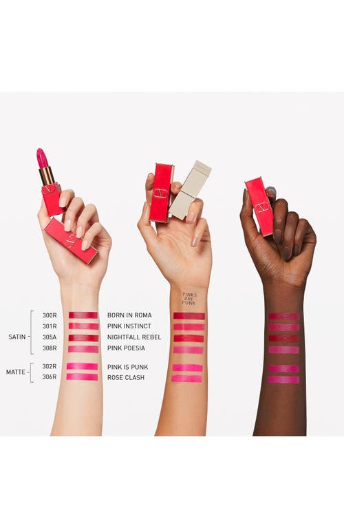 Shop Valentino Rosso  Refillable Lipstick Refill In 300r/satin