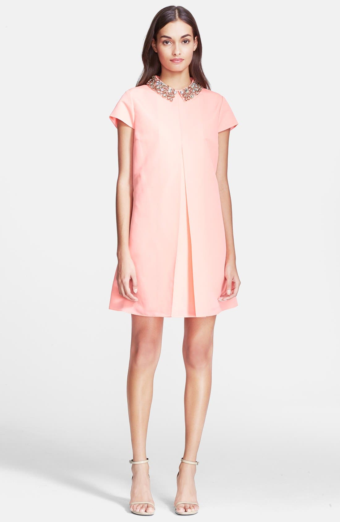 ted baker embellished collar dress