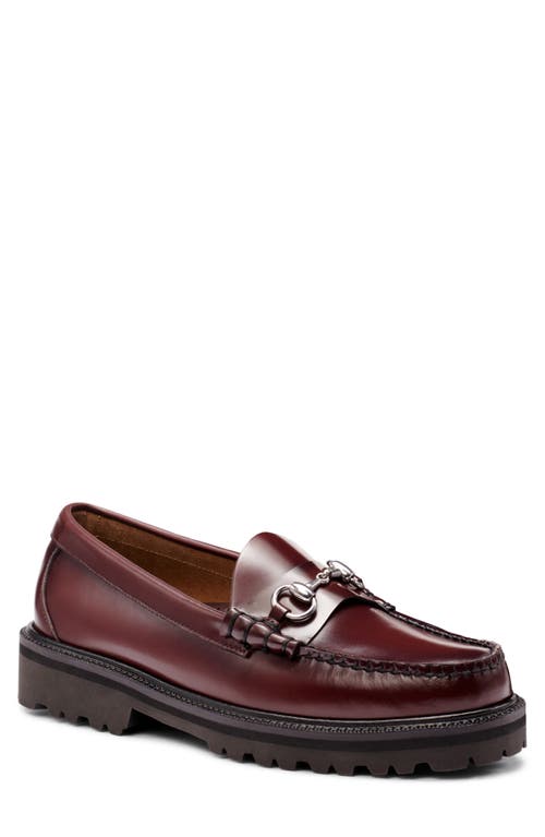 G.H.BASS G. H.BASS Lincoln Weejun Lug Loafer in Wine