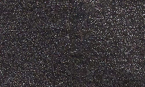 Fifteen Twenty Abbey Metallic Sleeveless Turtleneck Top In Black With Silver