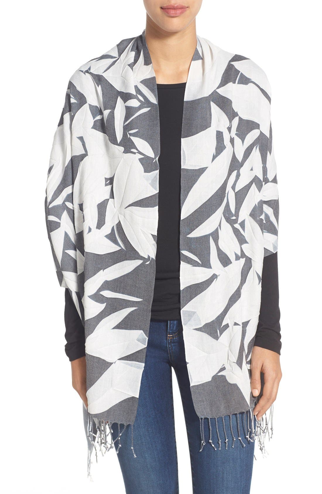 Echo 'Leaf Pleat' Wrap Nordstrom