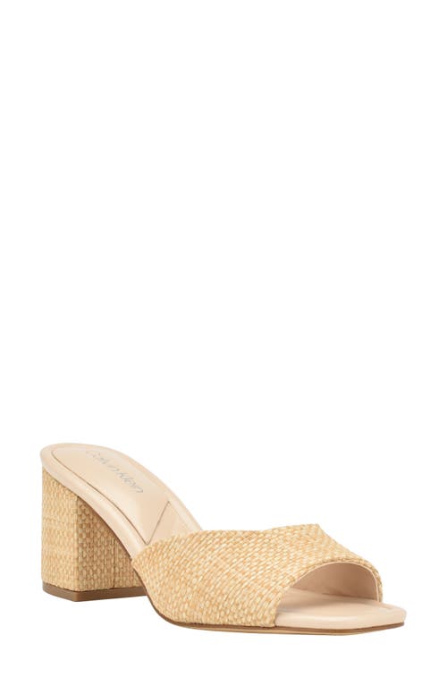 UPC 197016278865 product image for Calvin Klein Toven Slide Sandal in Medium Natural at Nordstrom, Size 5.5 | upcitemdb.com